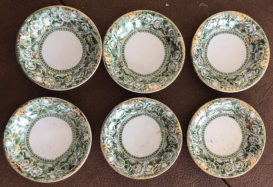 Josephine Green Coaster by Ridgway (Ridgways)-1