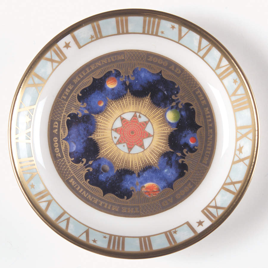 Millennium (Gold) Coaster by Royal Worcester-1