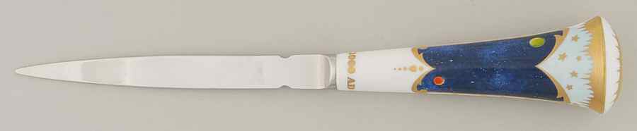 Millennium (Gold) Letter Opener by Royal Worcester-1