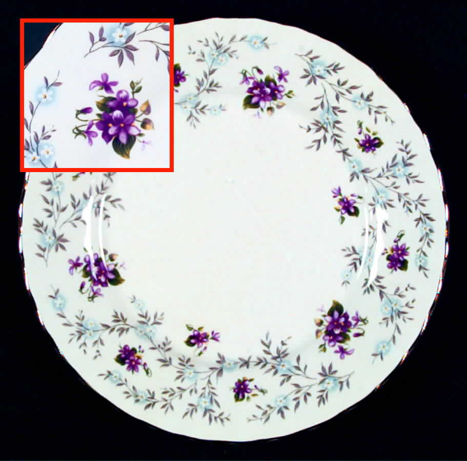 Enchanting Bread & Butter Plate by Royal Stafford-1