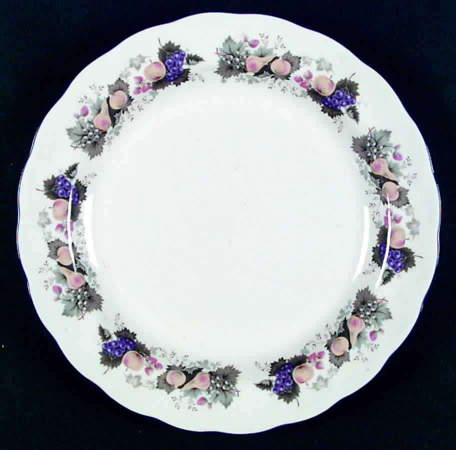 Ravenna (Purple Trim) Dinner Plate by Royal Doulton-1