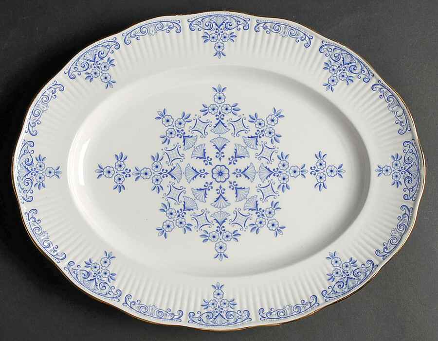Fontainebleu 13" Oval Serving Platter by Rosina-Queens-1