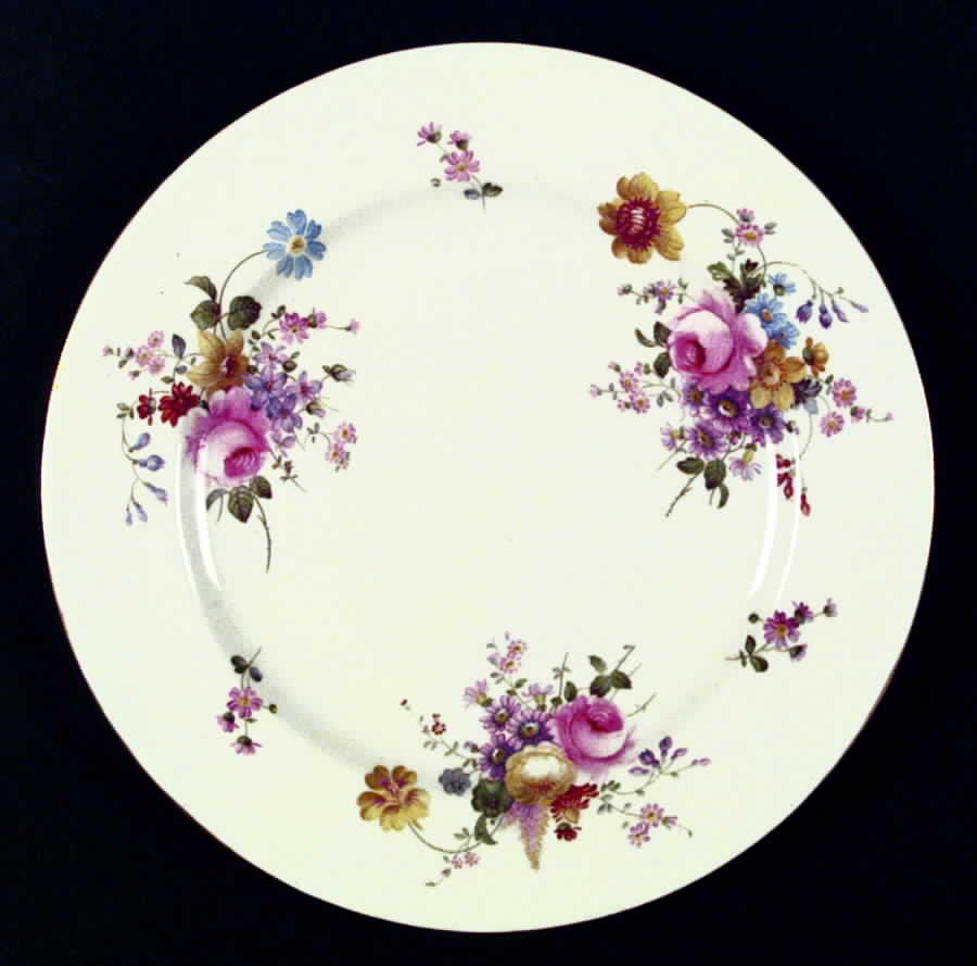 Posie Dinner Plate by Royal Crown Derby-1