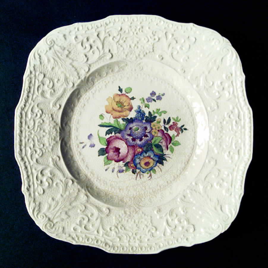 X620 Square Luncheon Plate by Royal Cauldon-1