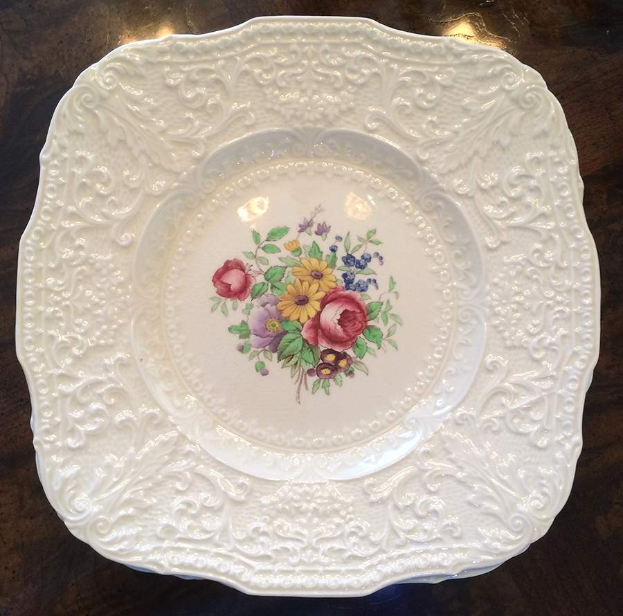 X620 Square Luncheon Plate by Royal Cauldon-1