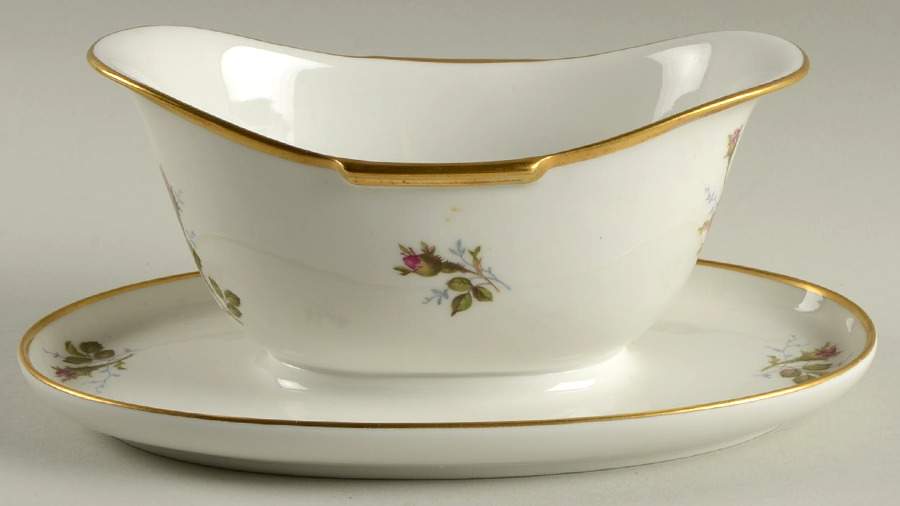 R714 Gravy Boat with Attached Underplate by Rosenthal - Continental-1