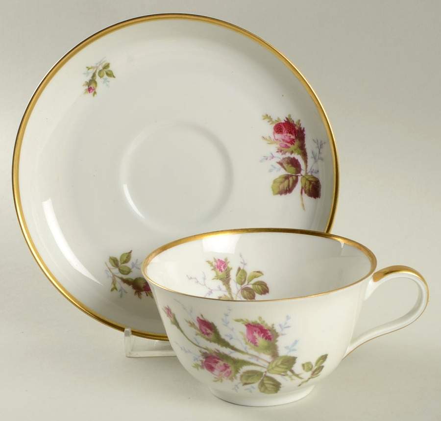 R714 Flat Cup & Saucer Set by Rosenthal - Continental-1