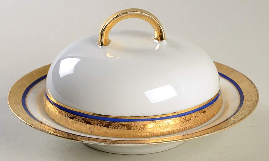RYB8 Round Covered Butter by Royal L B-1