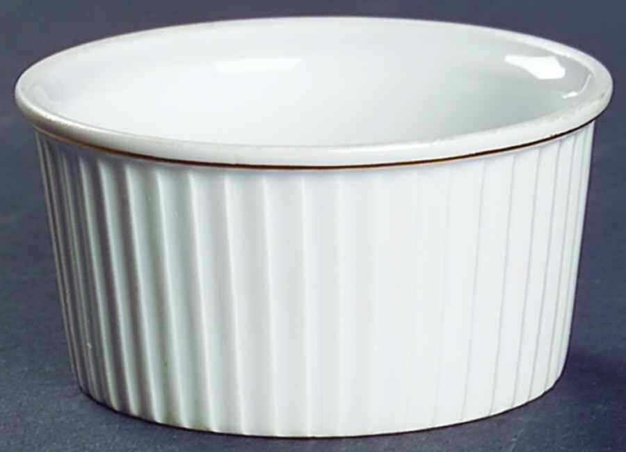 White & Gold Ramekin by Royal Worcester-1