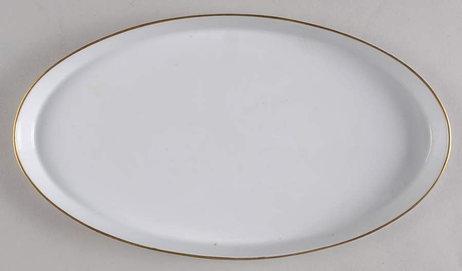 White & Gold Tray for (7 Pc) Pot de Creme Set by Royal Worcester-1