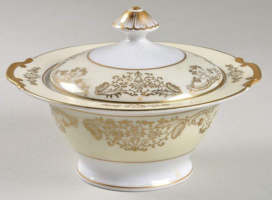 RNS13 Sugar Bowl & Lid by Ransom (Japan)-1