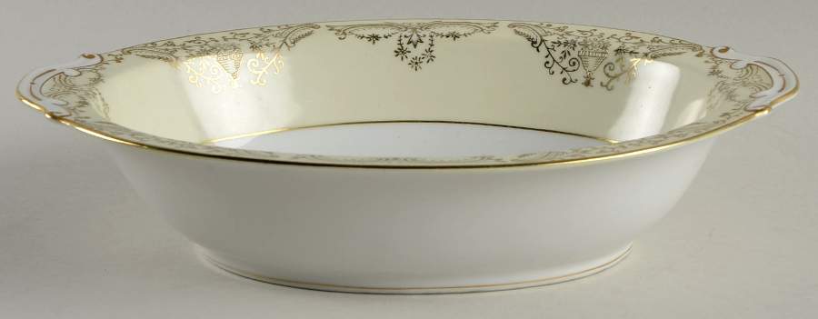 RNS13 10" Oval Vegetable Bowl by Ransom (Japan)-1