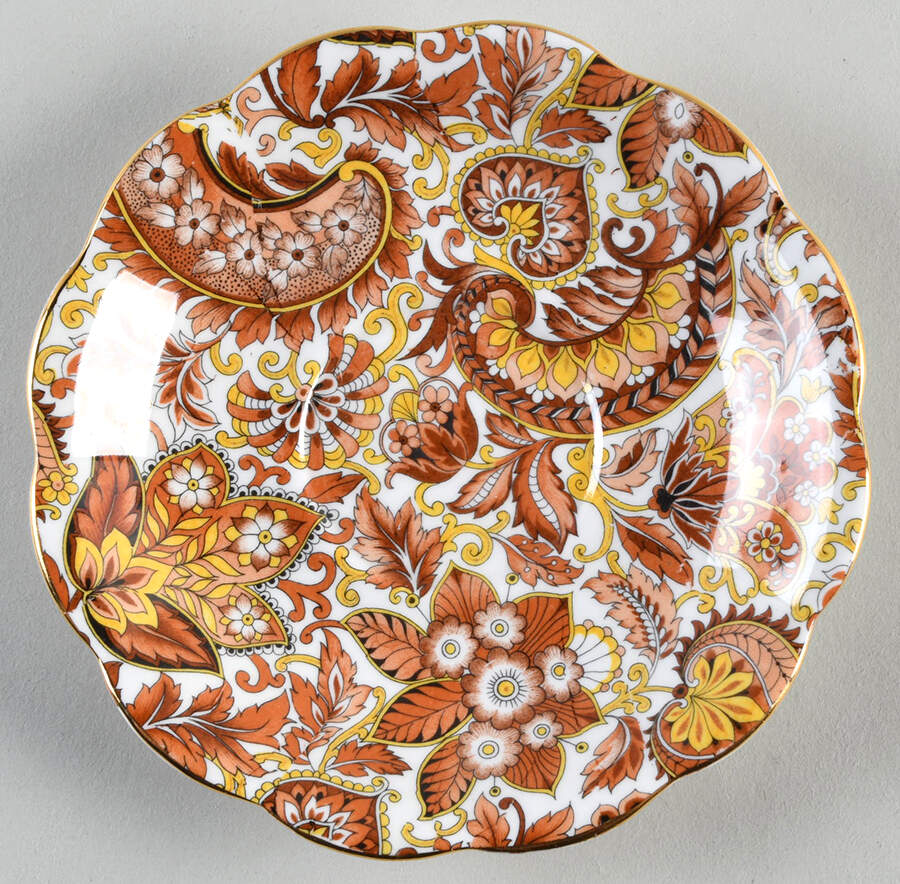 1445 Rust Saucer by Royal Standard-1