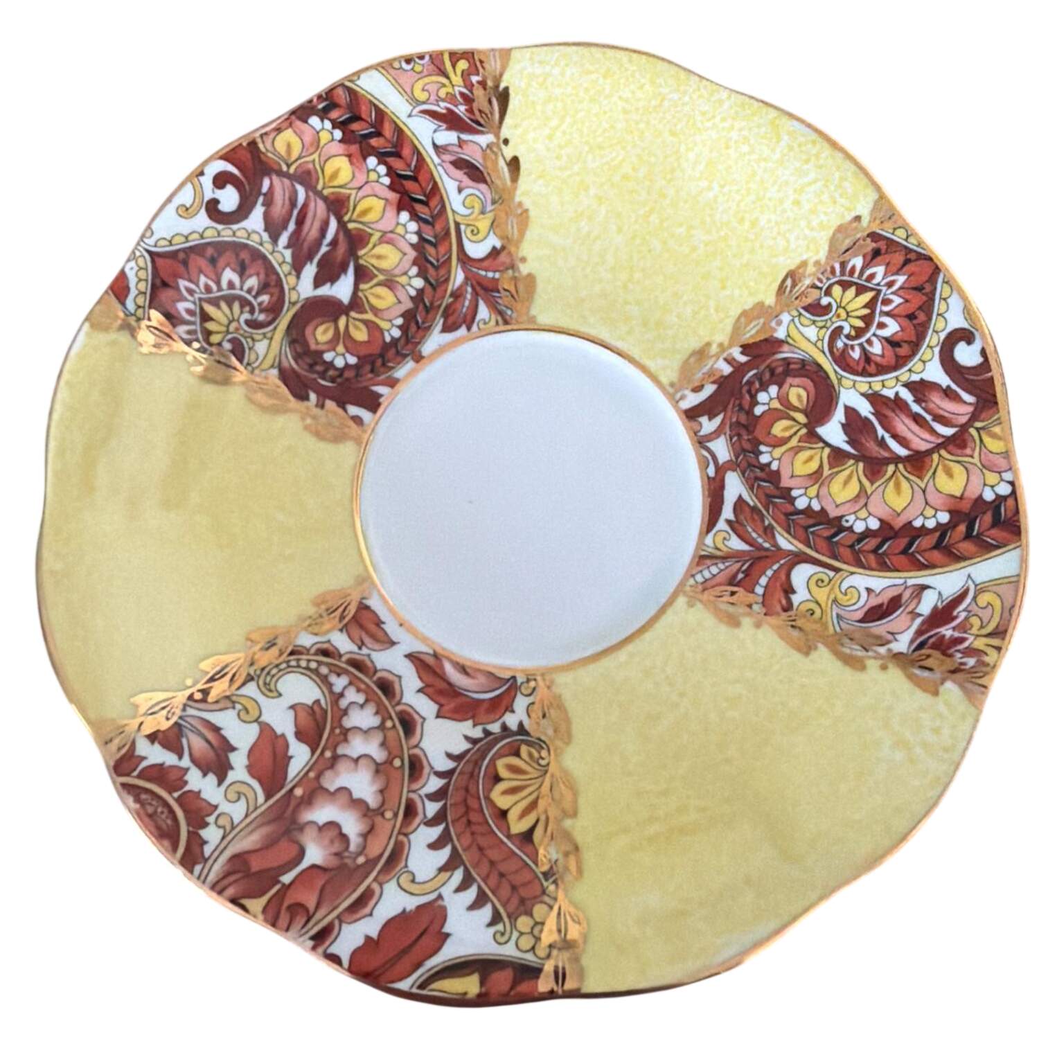1445 Rust Saucer for Footed Cup by Royal Standard-1