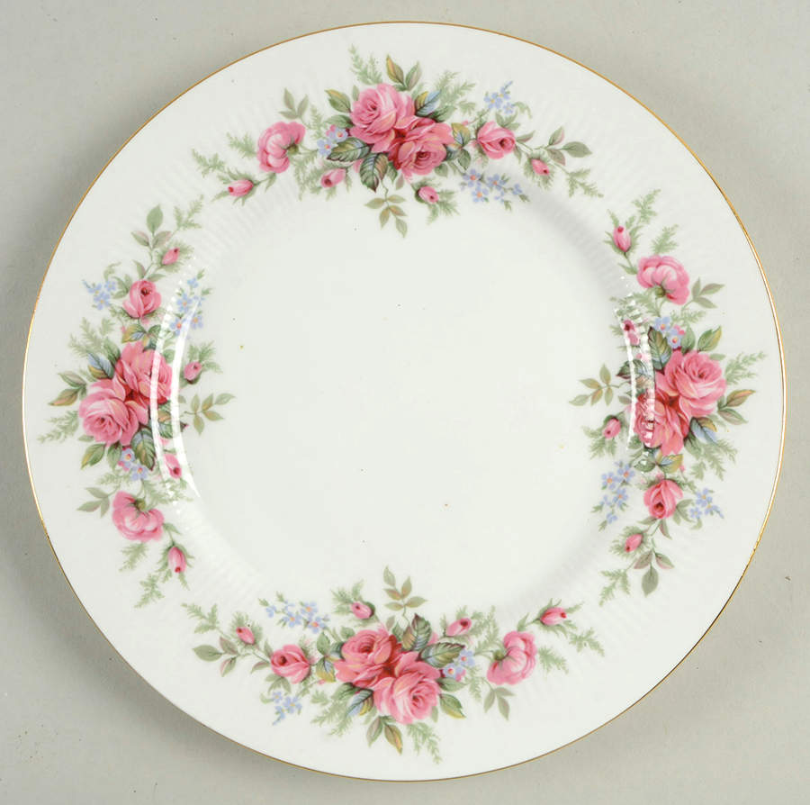 Rambling Rose (Smooth) Salad Plate by Royal Standard-1