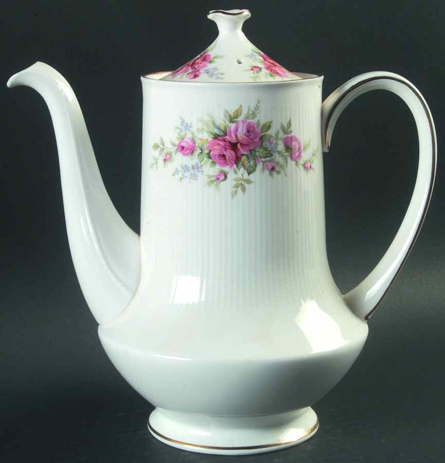 Rambling Rose (Smooth) Coffee Pot & Lid by Royal Standard-1