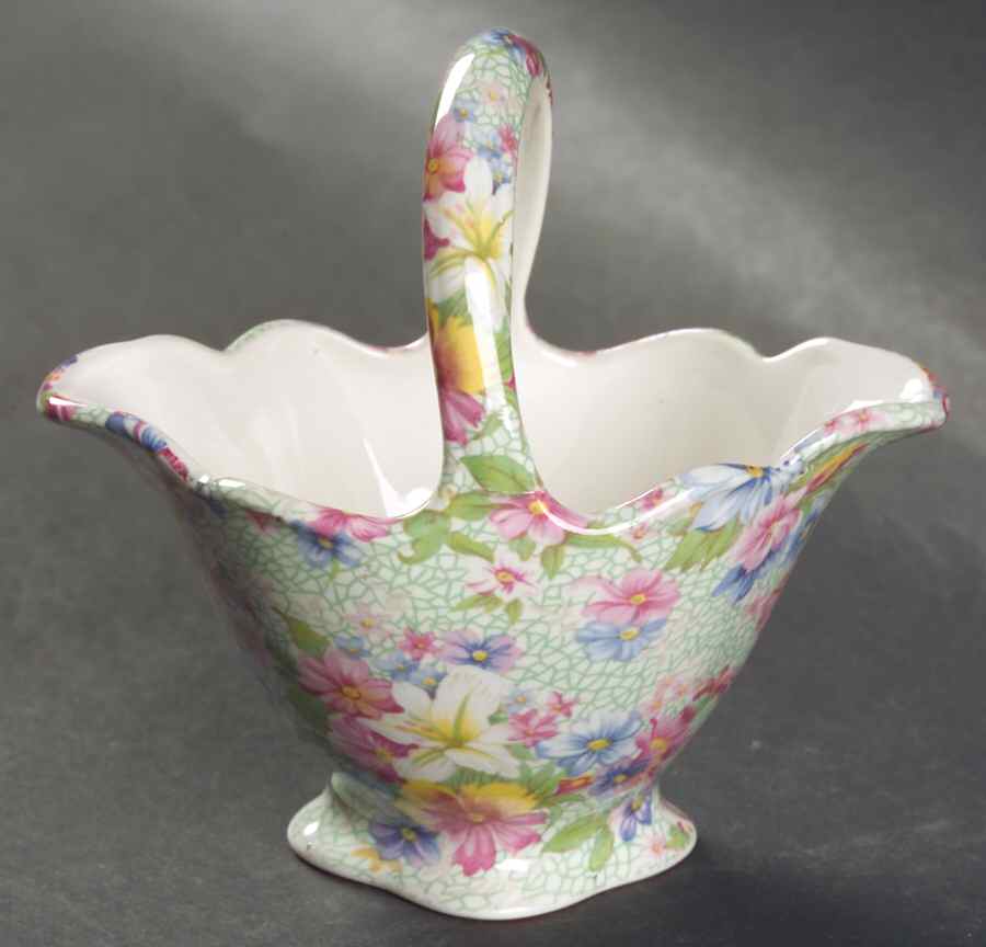 Marion (Earthenware, Circa 1995) Small Basket by Royal Winton-1