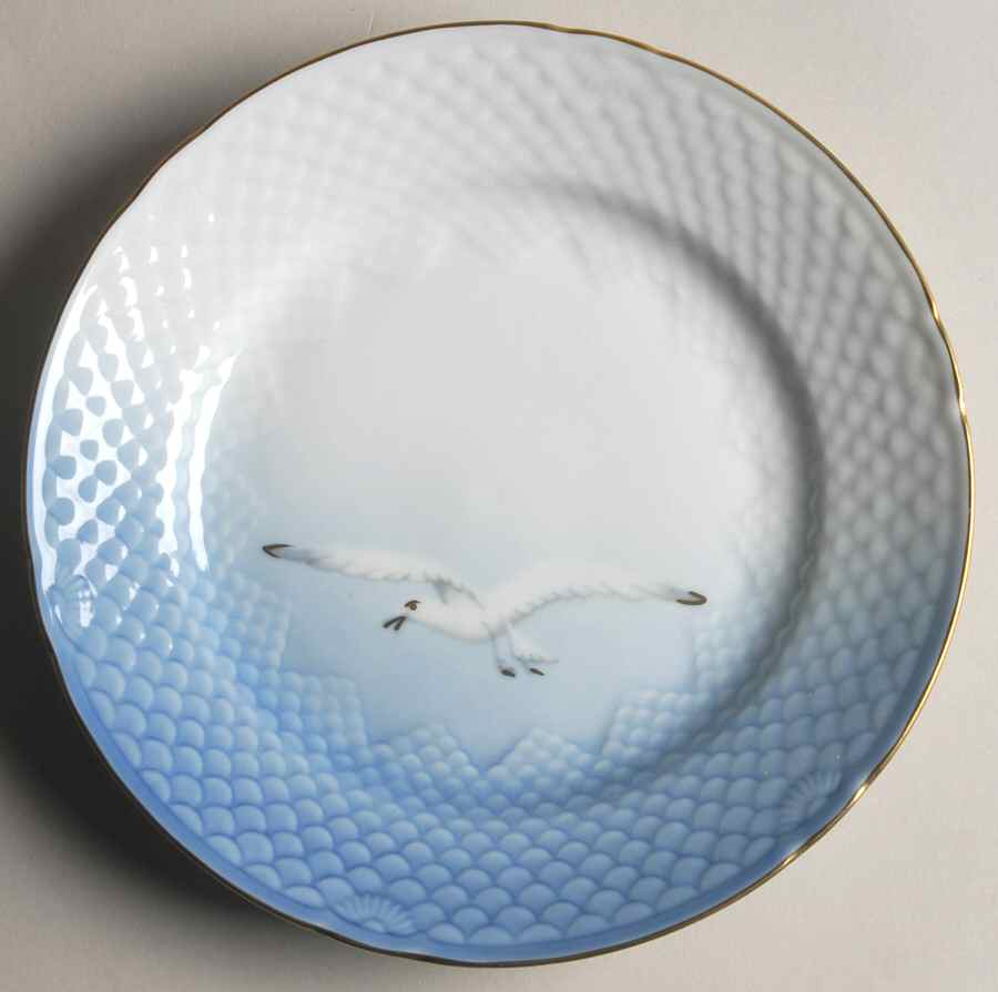 Seagull Salad Plate by Royal Copenhagen-1
