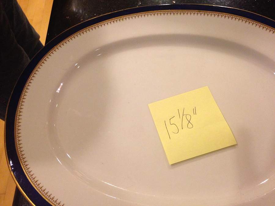 G3898 15" Oval Serving Platter by Royal Worcester-1