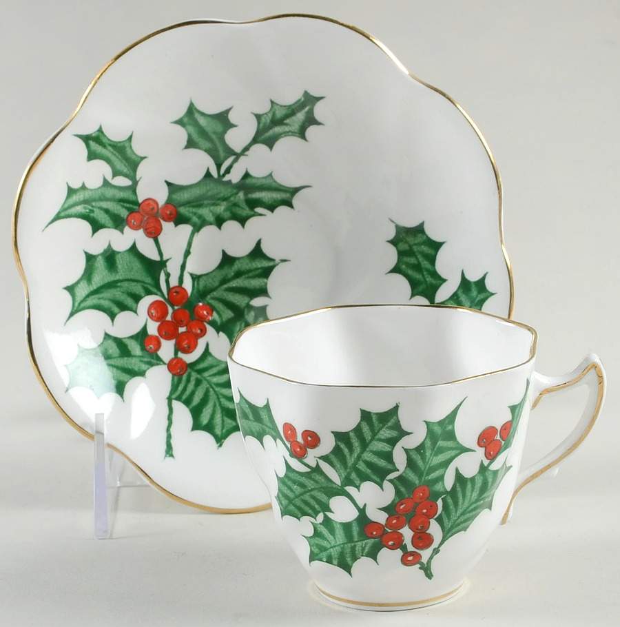 RIA23 Flat Cup & Saucer Set by Rosina-Queens-1