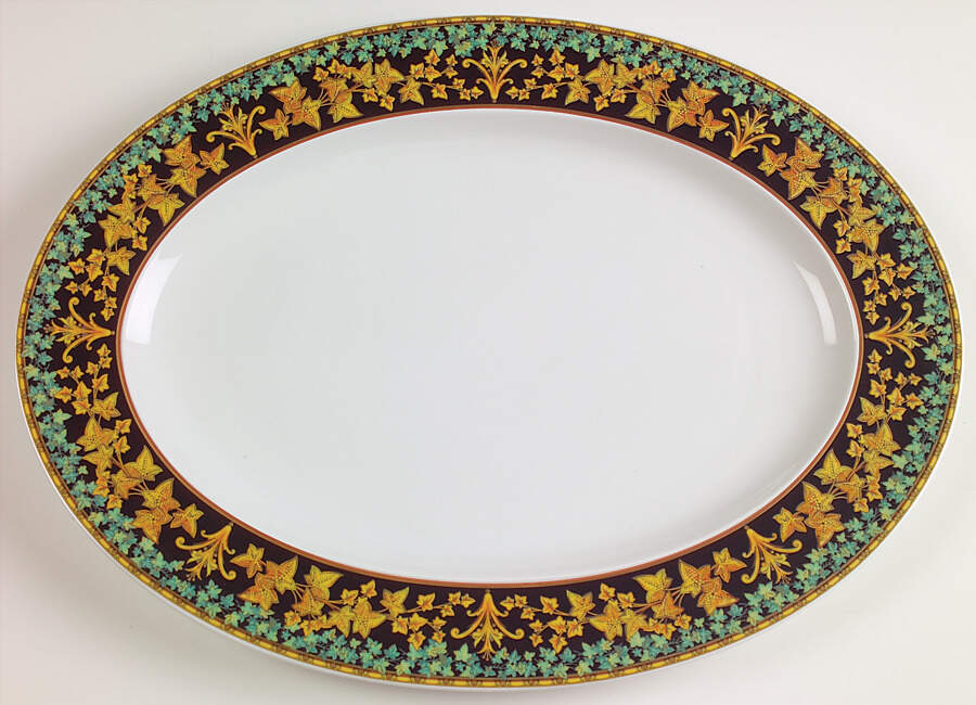 Gold Ivy 15" Oval Serving Platter by Rosenthal - Continental-1