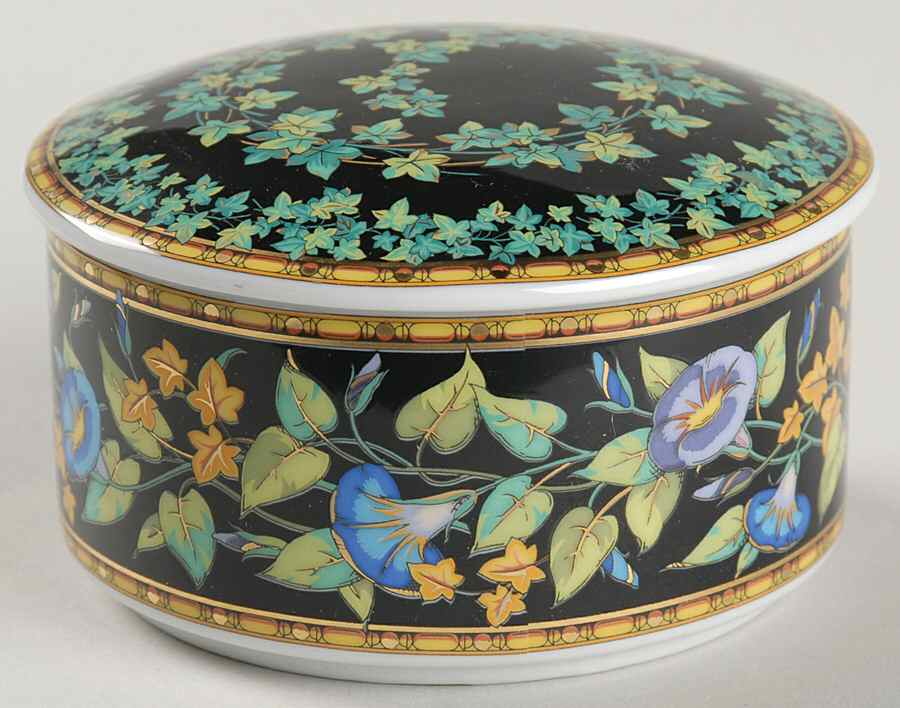 Gold Ivy Round Box & Lid by Rosenthal - Continental-1