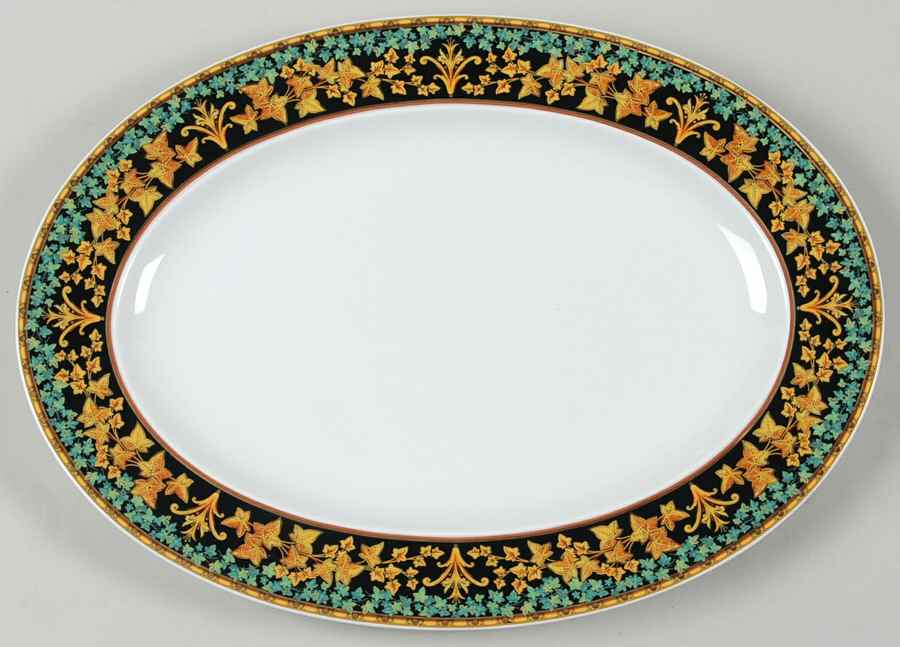 Gold Ivy 13" Oval Serving Platter by Rosenthal - Continental-1