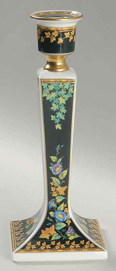 Gold Ivy 8" Tall Candlestick by Rosenthal - Continental-1