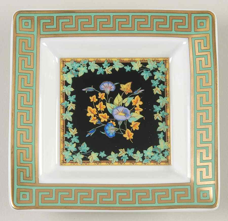Gold Ivy 3" Square Tray by Rosenthal - Continental-1