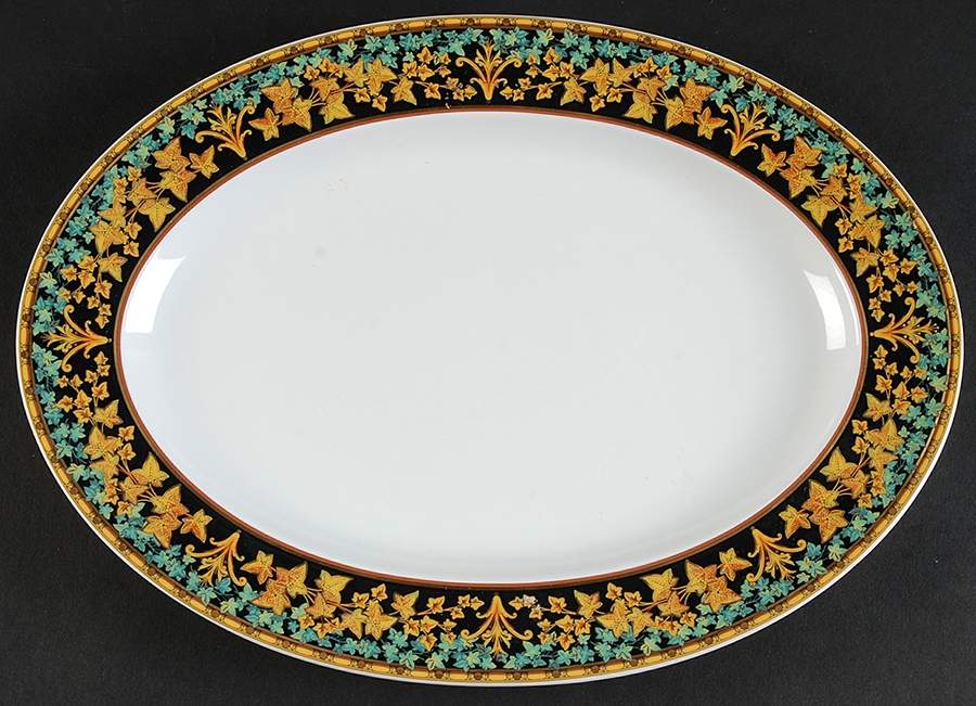 Gold Ivy 11" Oval Serving Platter by Rosenthal - Continental-1
