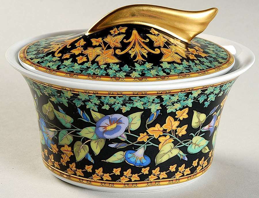 Gold Ivy Sugar Bowl & Lid by Rosenthal - Continental-1