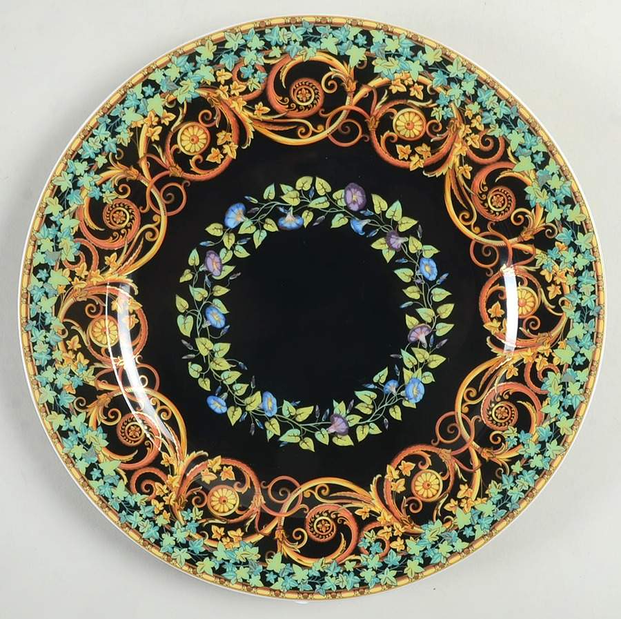 Gold Ivy Salad Plate with 25th Anniversary Backstamp by Rosenthal - Continental-1