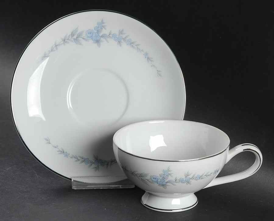 Annbelle Footed Cup & Saucer Set by Royal Hostess-1
