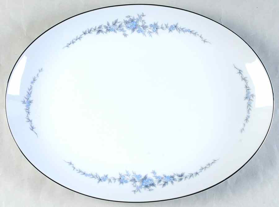 Annbelle 14" Oval Serving Platter by Royal Hostess-1