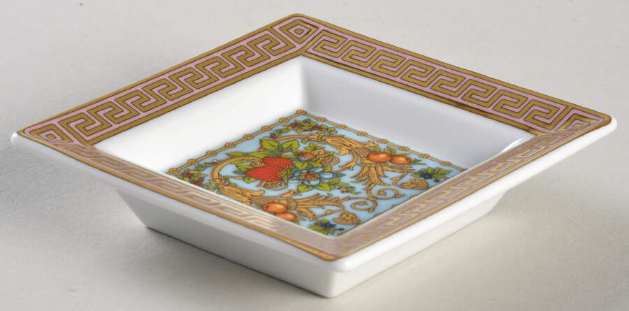 Le Jardin De Versace 3" Square Tray by Rosenthal - Continental-1