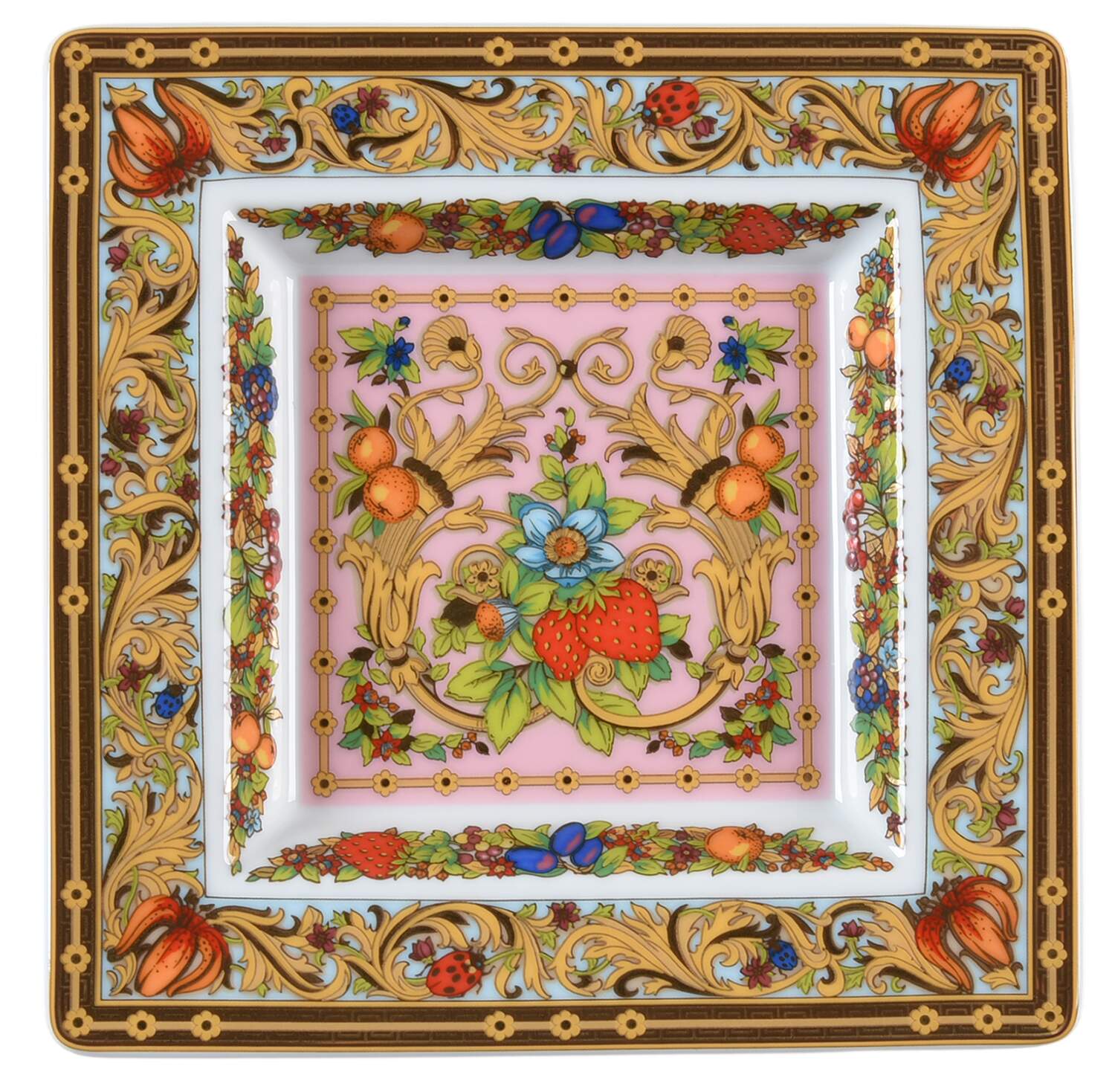 Le Jardin De Versace 5" Square Tray by Rosenthal - Continental-1