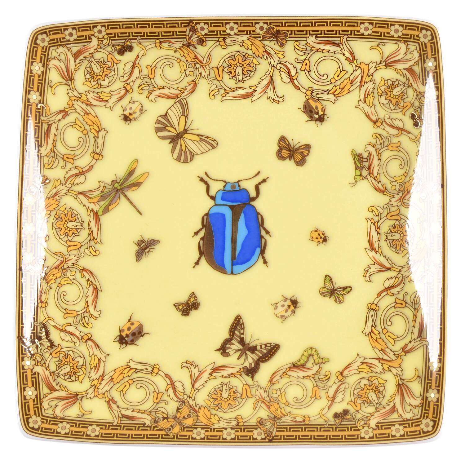 Le Jardin De Versace Square Canape Plate by Rosenthal - Continental-1
