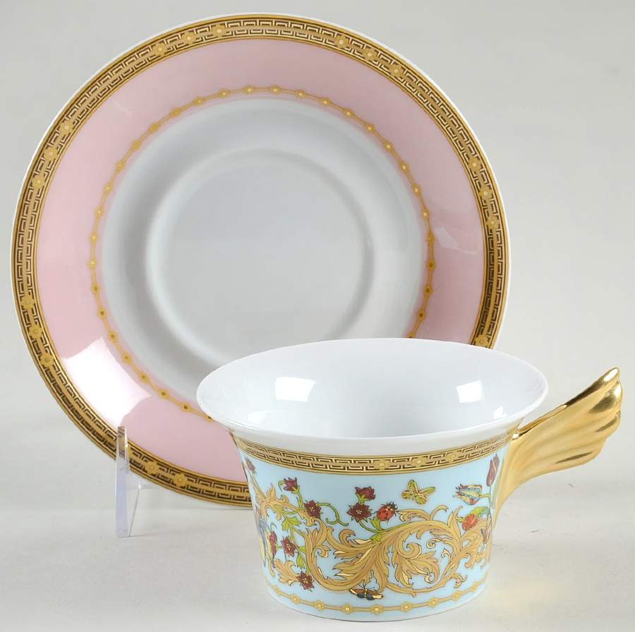Le Jardin De Versace 25th Anniversary Cup & Saucer Set by Rosenthal - Continental-1