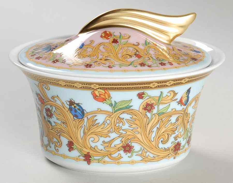 Le Jardin De Versace Sugar Bowl & Lid by Rosenthal - Continental-1