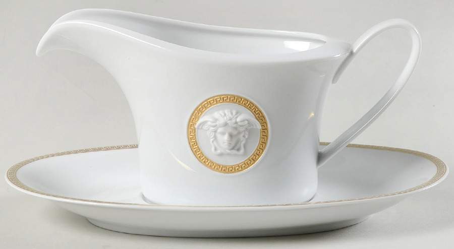 Medaillon Meandre D'Or Gravy Boat & Underplate by Rosenthal - Continental-1