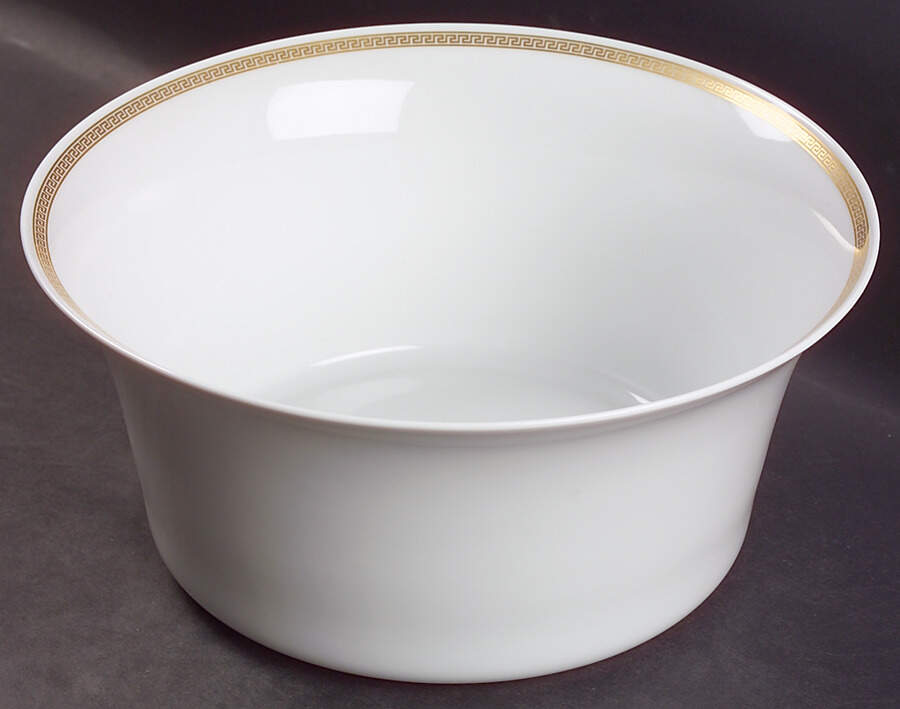 Medaillon Meandre D'Or 10" Round Vegetable Bowl by Rosenthal - Continental-1