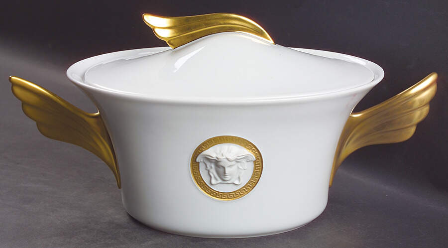 Medaillon Meandre D'Or Oval Covered Vegetable by Rosenthal - Continental-1