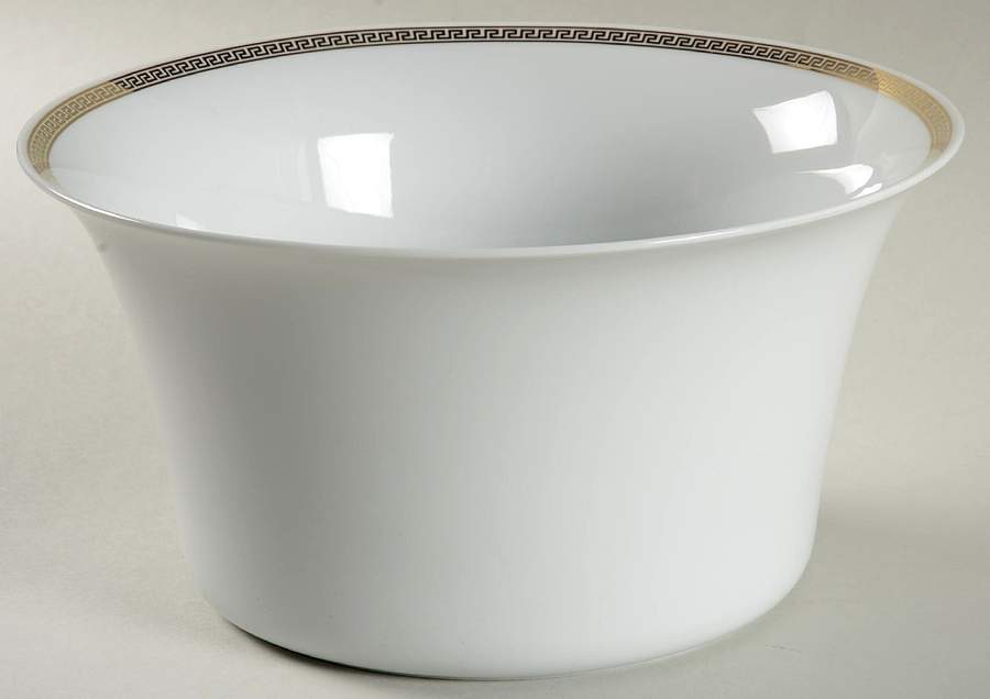Medaillon Meandre D'Or 8" Round Vegetable Bowl by Rosenthal - Continental-1