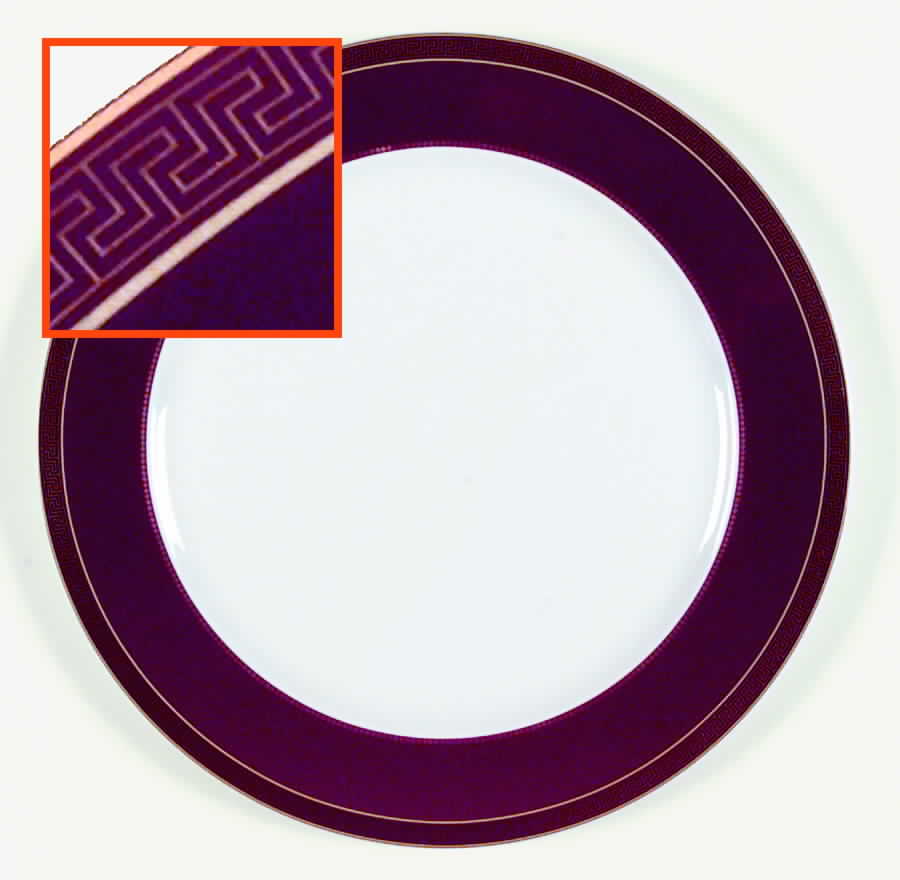 Medaillon Meandre Marron Service Plate (Charger) by Rosenthal - Continental-1