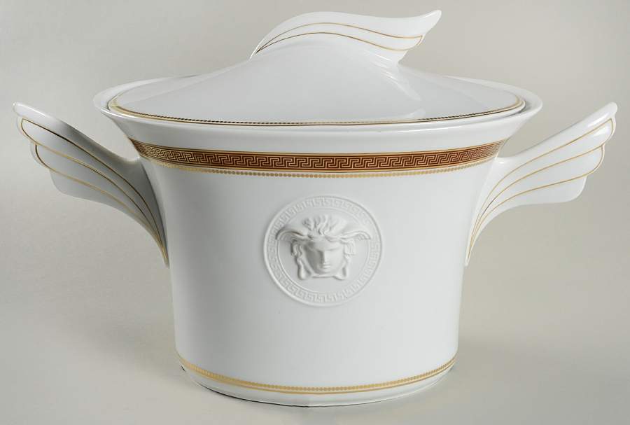 Medaillon Meandre Marron Tureen &  Lid by Rosenthal - Continental-1