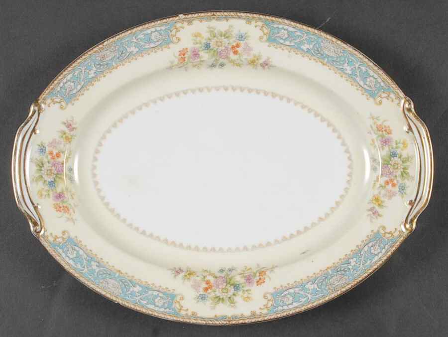 RO3 12" Oval Serving Platter by Rose (Japan)-1
