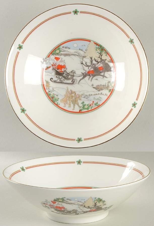 Sleighride 9" Round Vegetable Bowl by Royal Doulton-1