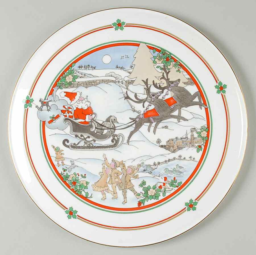 Sleighride Cake Plate by Royal Doulton-1