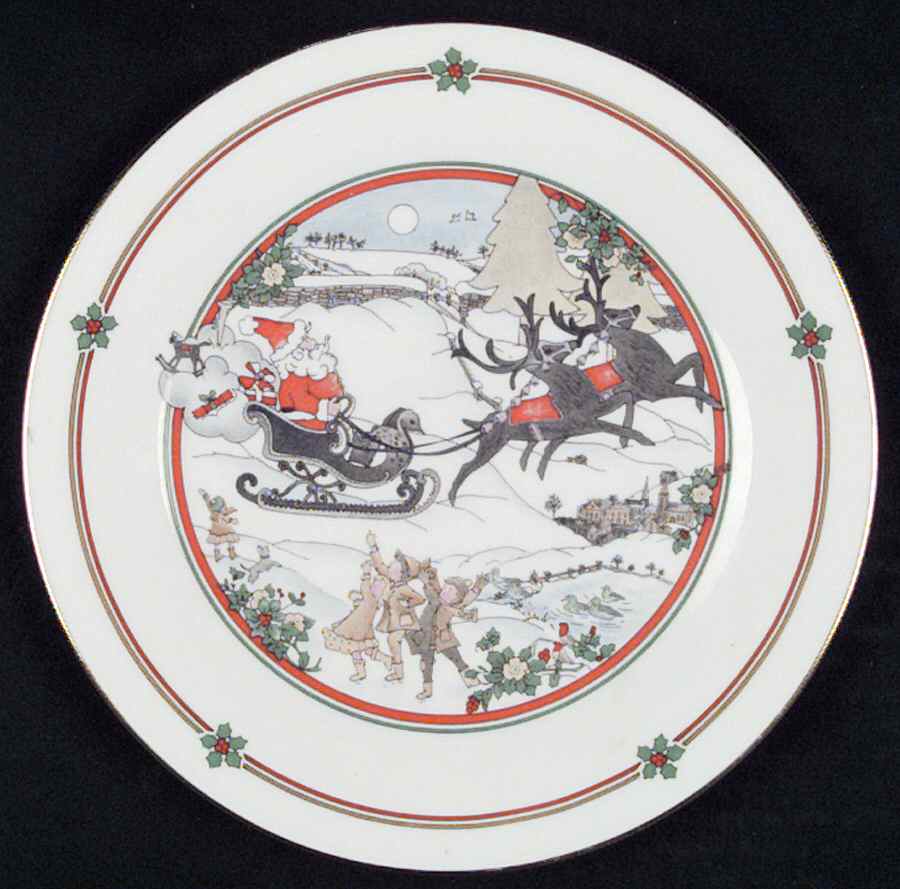 Sleighride Luncheon Plate by Royal Doulton-1