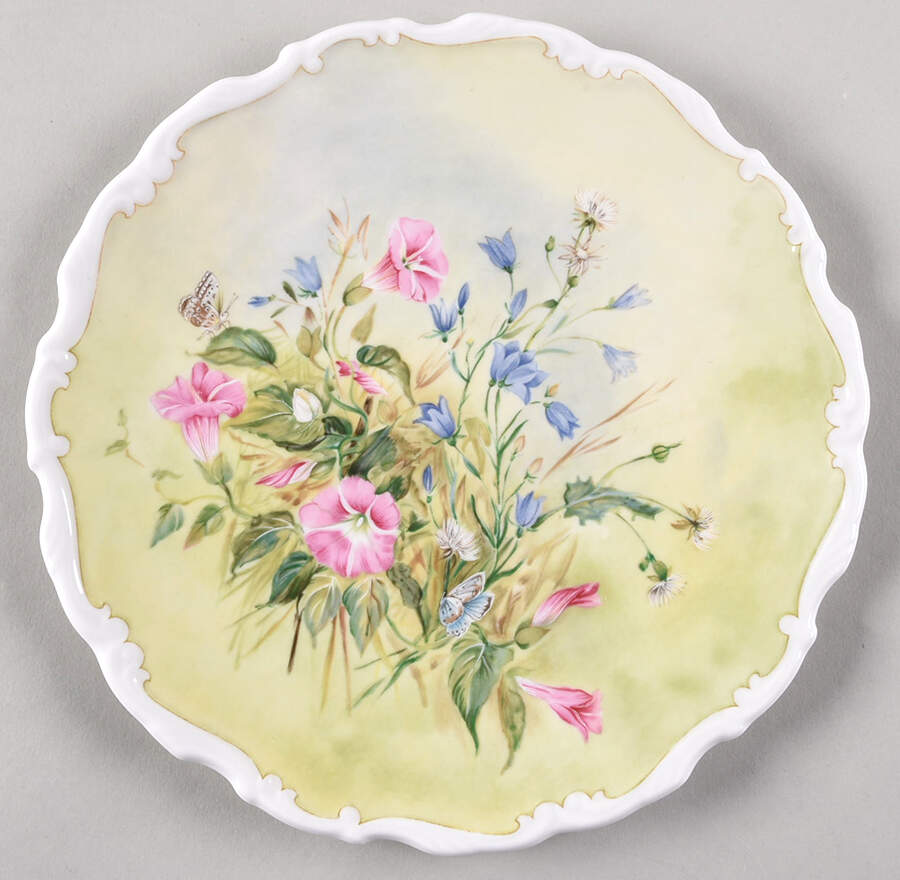 Shakespeares Flowers Salad Plate by Royal Albert-1